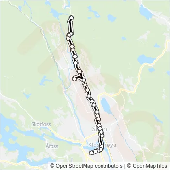 P6 Bus Line Map