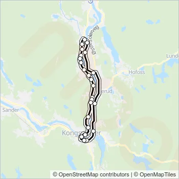 768 Bus Line Map
