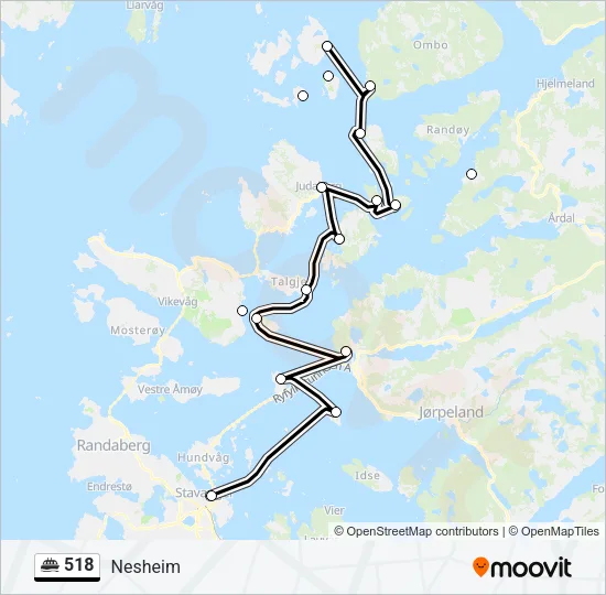 518 Ferry Line Map