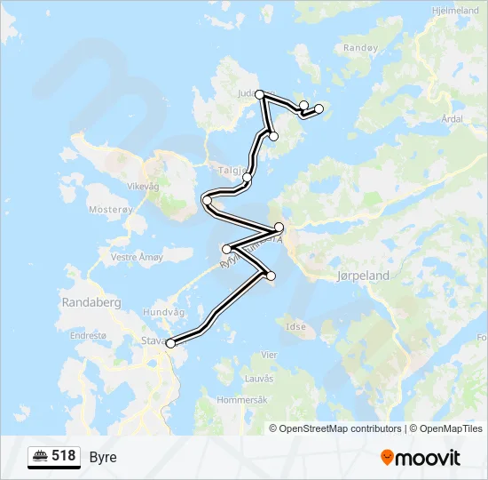 518 Ferry Line Map