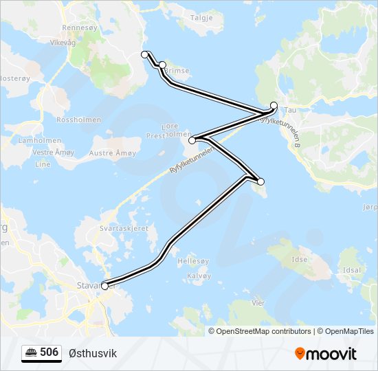 506 ferry Line Map