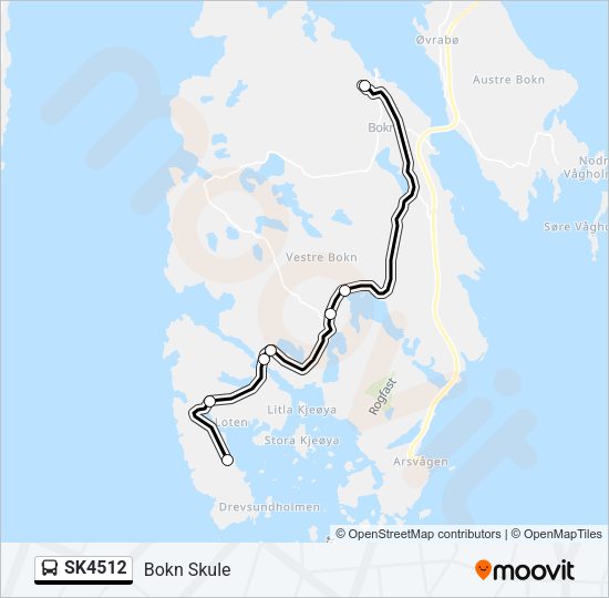 SK4512 Bus Line Map