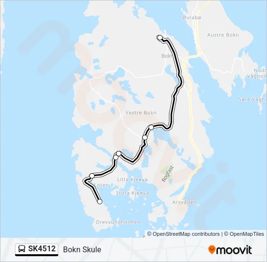 SK4512 Bus Line Map
