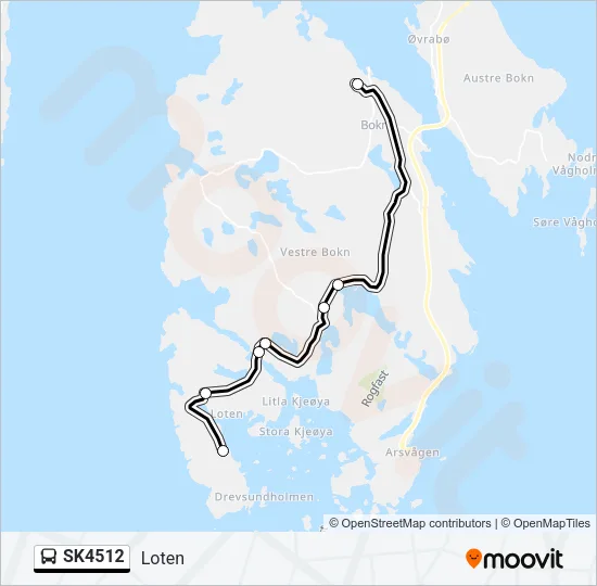 SK4512 Bus Line Map