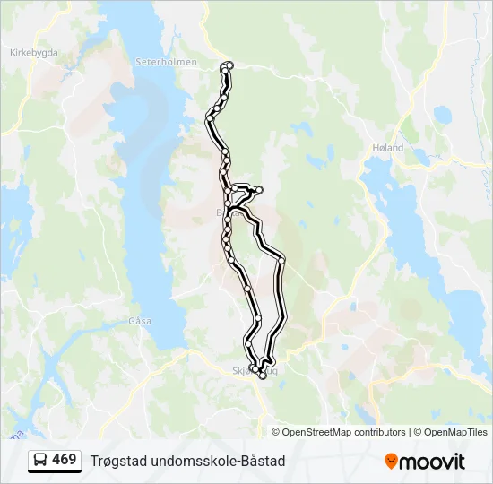 469 Bus Line Map