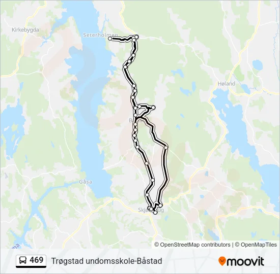 469 Bus Line Map