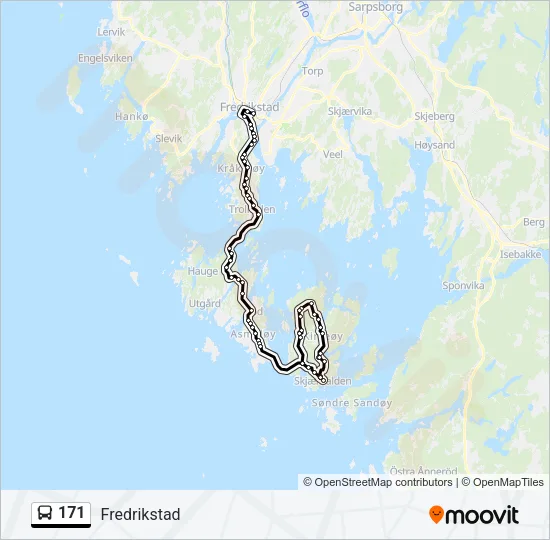 171 Bus Line Map