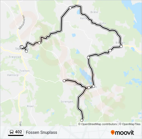 402 Bus Line Map