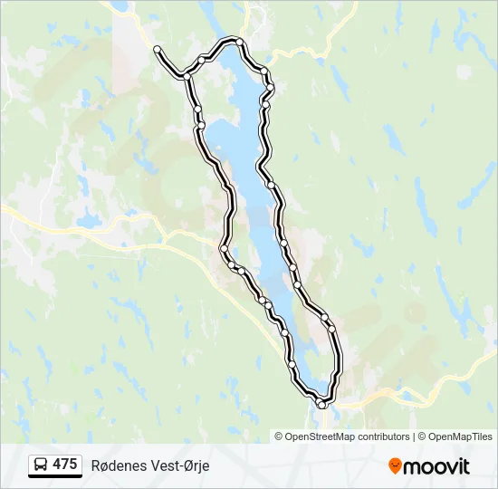 475 Bus Line Map
