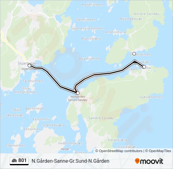 801 Ferry Line Map