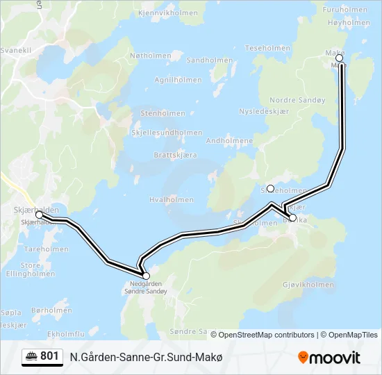 801 Ferry Line Map