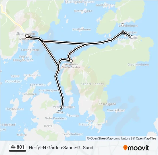 801 Ferry Line Map