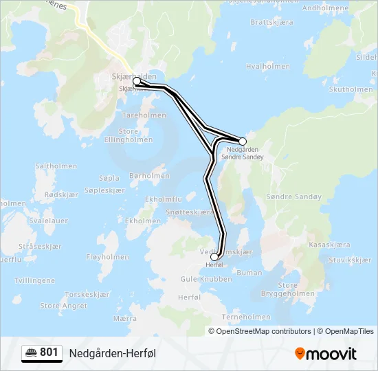 801 Ferry Line Map
