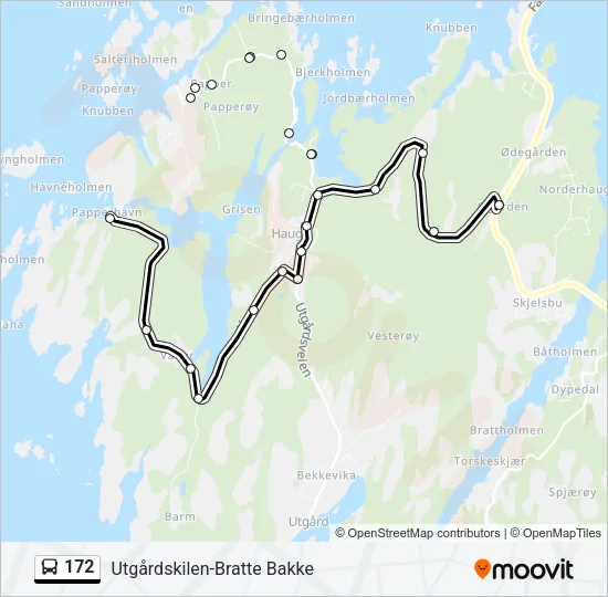 172 Bus Line Map