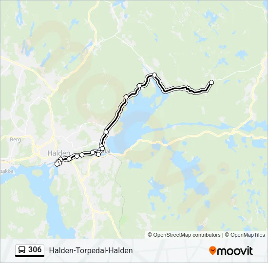306 Bus Line Map