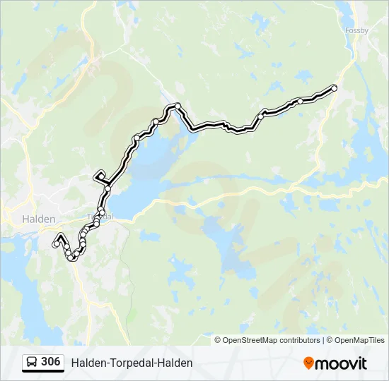 306 Bus Line Map