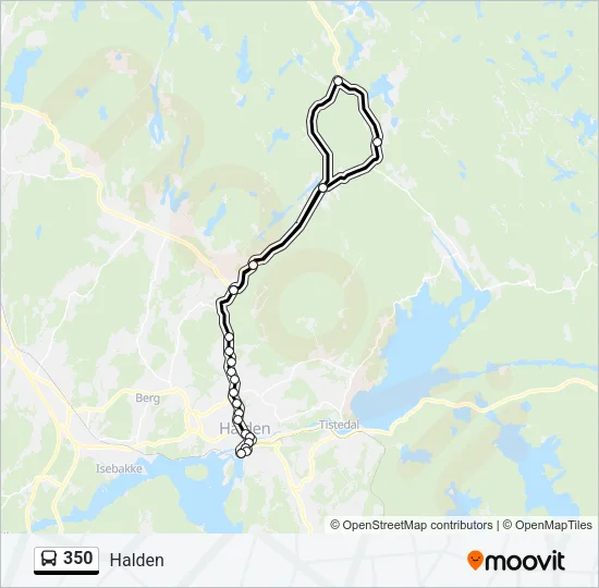 350 Bus Line Map