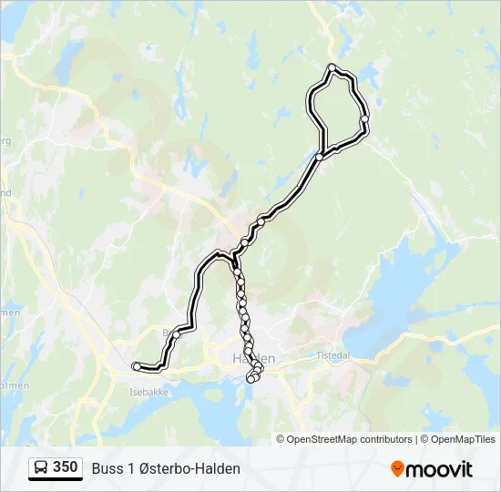 350 Bus Line Map