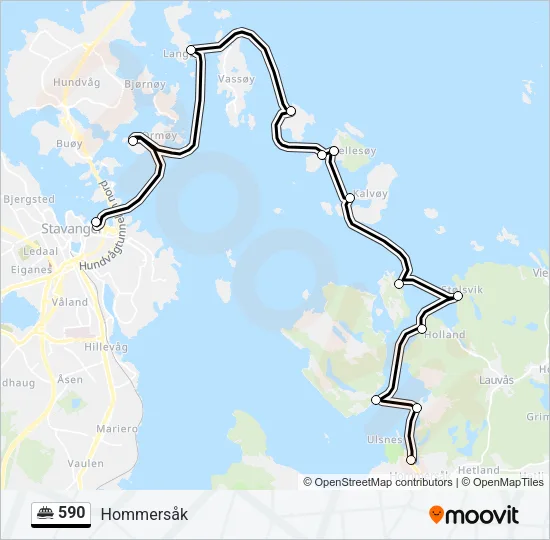 590 Ferry Line Map