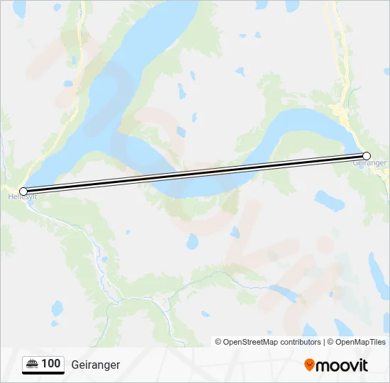 100 Ferry Line Map