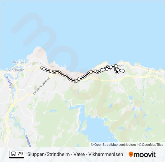 79 Bus Line Map