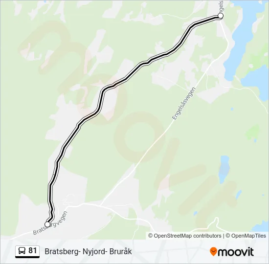81 Bus Line Map
