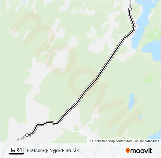 81 Bus Line Map