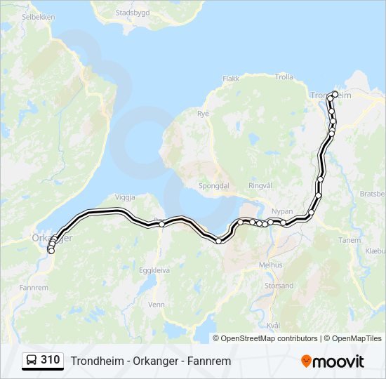 Buss Trondheim - Orkanger 310: Din Komplett Guide
