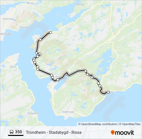 350 Bus Line Map