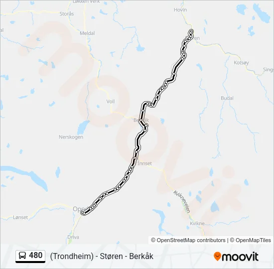 480 Bus Line Map