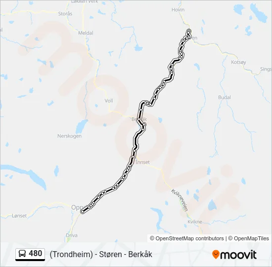 480 Bus Line Map