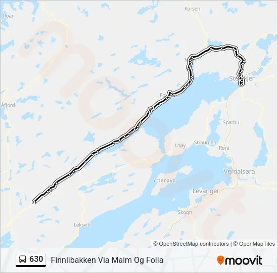 630 Bus Line Map