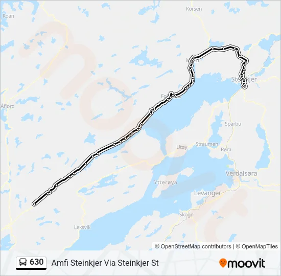 630 Bus Line Map