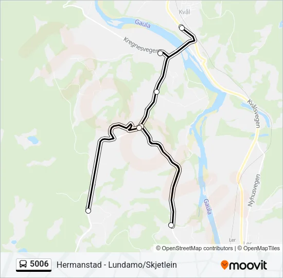 5006 Bus Line Map