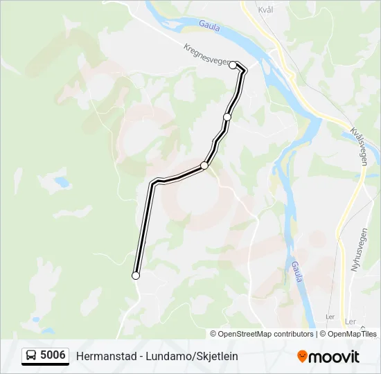 5006 Bus Line Map