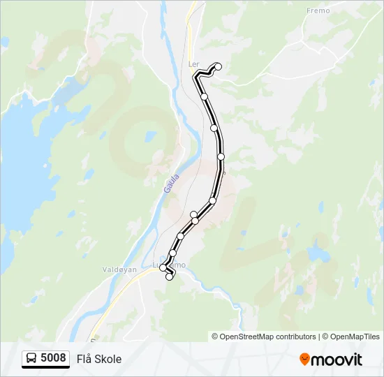 5008 Bus Line Map