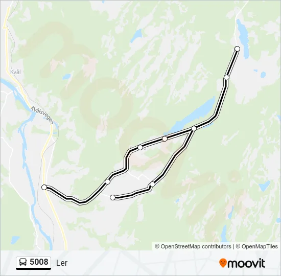 5008 Bus Line Map