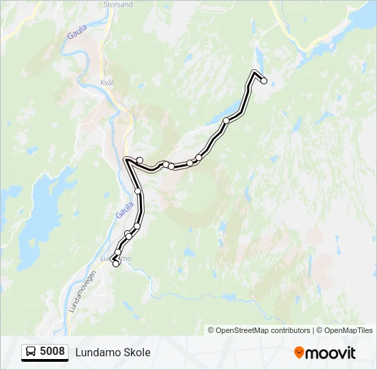 5008 Bus Line Map