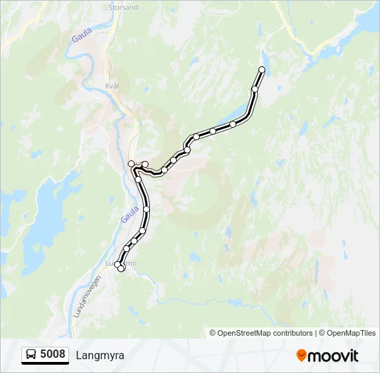 5008 Bus Line Map