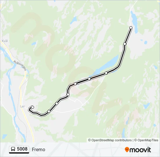 5008 Bus Line Map