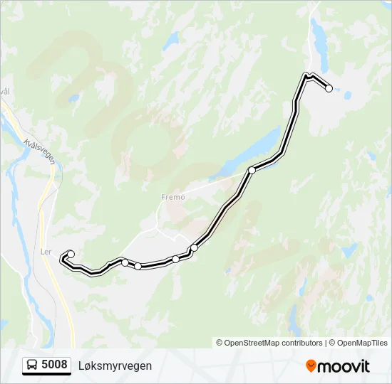 5008 Bus Line Map