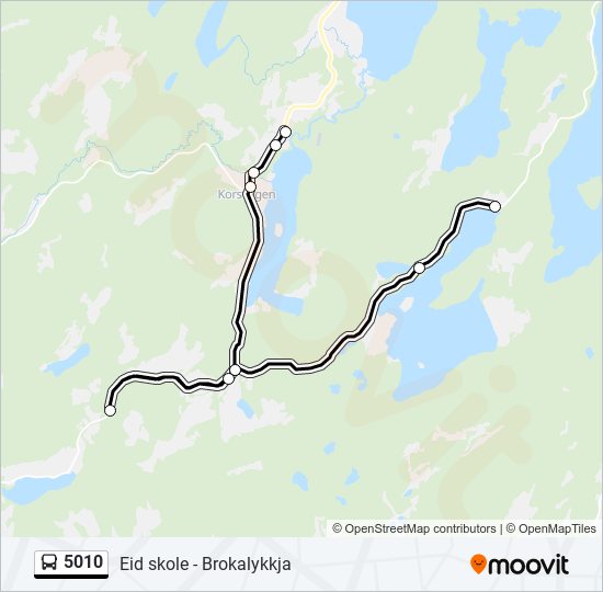 5010 bus Line Map