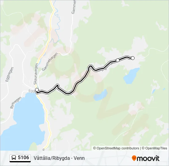 5106 Bus Line Map