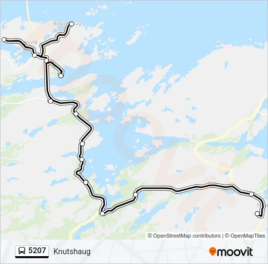 5207 Bus Line Map
