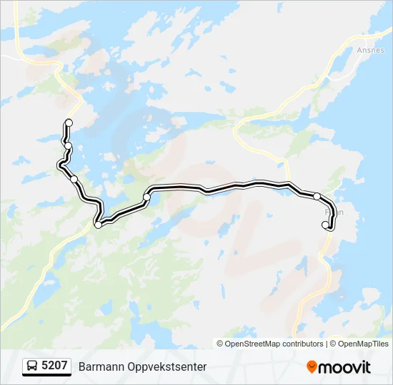 5207 Bus Line Map