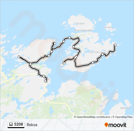 5208 Bus Line Map