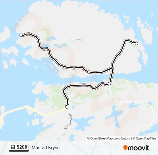 5208 Bus Line Map
