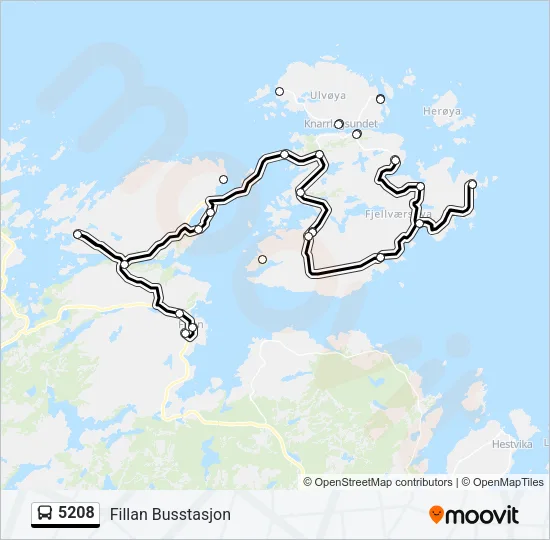 5208 Bus Line Map