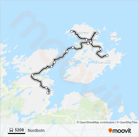 5208 Bus Line Map