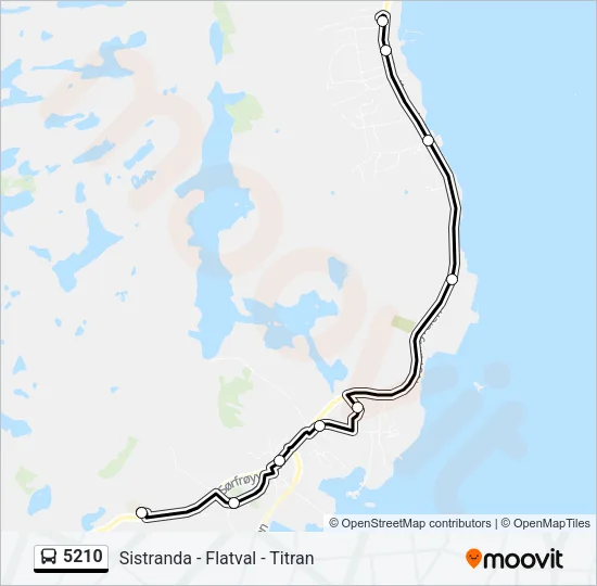 5210 Bus Line Map